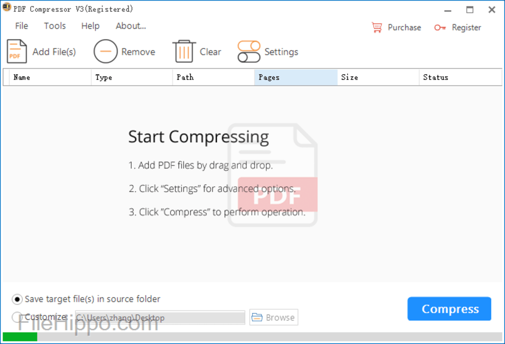 Pdf file compressor app download